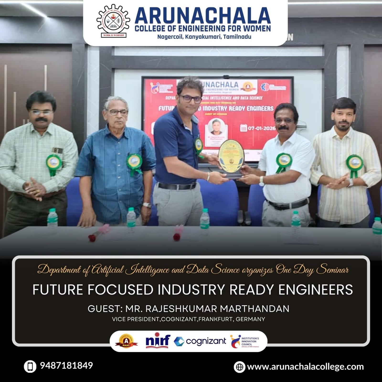 One Day Seminar on Future Focused Industry Ready Engineers 